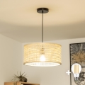 Brilagi - LED piekarināma lampa CERIA BOHO 1xE27/40W/230V Ø 40 cm bambuss