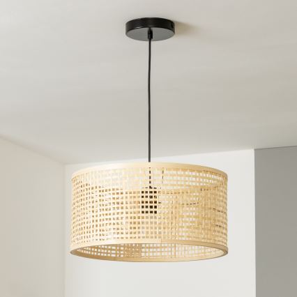 Brilagi - LED piekarināma lampa CERIA BOHO 1xE27/40W/230V Ø 40 cm bambuss
