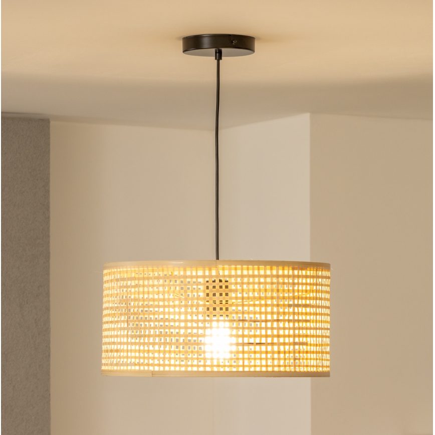 Brilagi - LED piekarināma lampa CERIA BOHO 1xE27/40W/230V Ø 40 cm bambuss