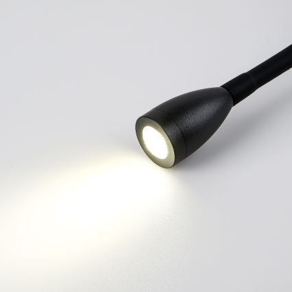 Brilagi - LED Pielāgojama sienas lampa MAYA Double LED/4W/230V + LED/3W melna