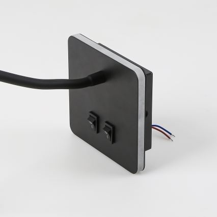 Brilagi - LED Pielāgojama sienas lampa MAYA Double LED/4W/230V + LED/3W melna