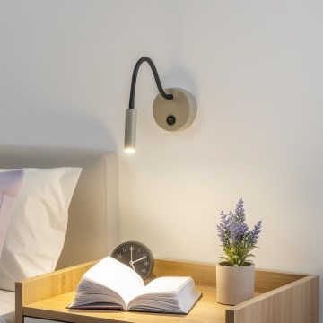 Brilagi - LED Pielāgojama sienas lampa MAYA LED/3W/230V 4000K bēša