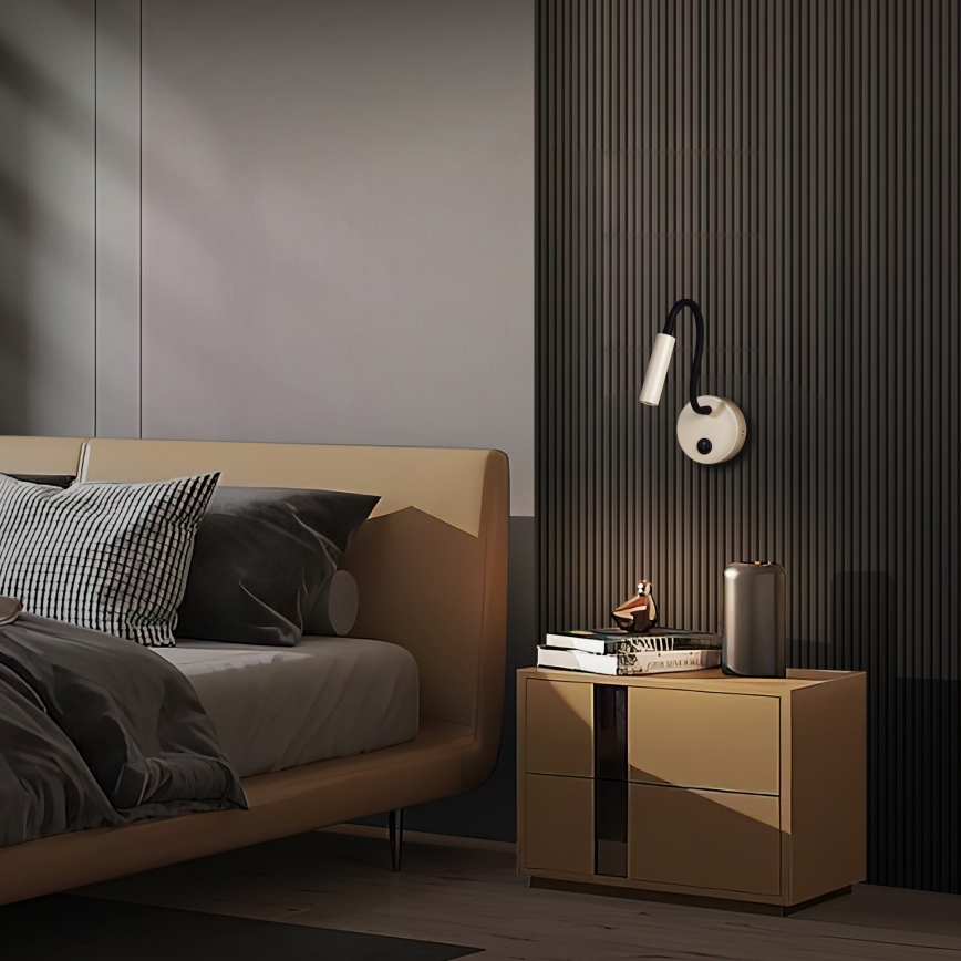 Brilagi - LED Pielāgojama sienas lampa MAYA LED/3W/230V 4000K bēša