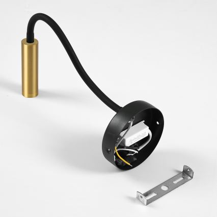 Brilagi - LED Pielāgojama sienas lampa MAYA LED/3W/230V 4000K melna/zelta