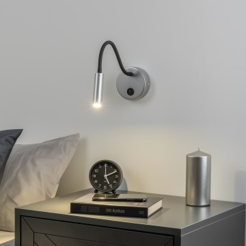 Brilagi - LED Pielāgojama sienas lampa MAYA LED/3W/230V 4000K sudraba