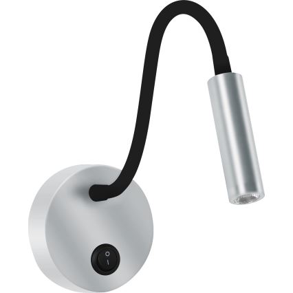 Brilagi - LED Pielāgojama sienas lampa MAYA LED/3W/230V 4000K sudraba