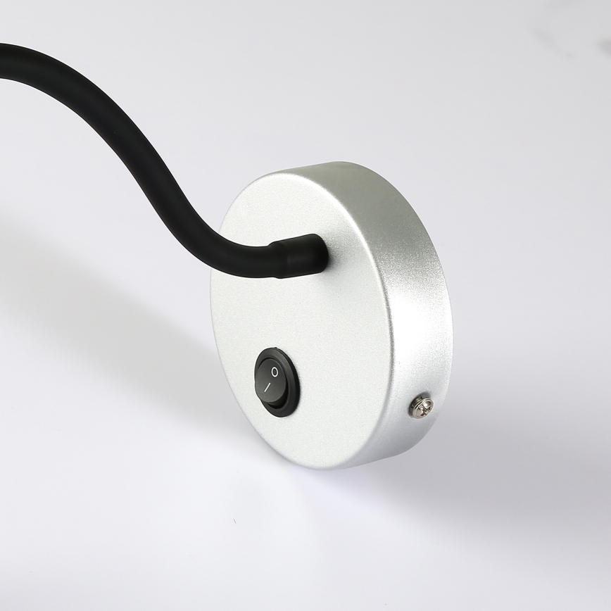 Brilagi - LED Pielāgojama sienas lampa MAYA LED/3W/230V 4000K sudraba