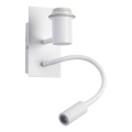 Brilagi - LED Pielāgojama sienas lampa NUBILA 1xE27/25W/230V + LED/3W balta