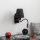 Brilagi - LED Pielāgojama sienas lampa NUBILA 1xE27/25W/230V + LED/3W melna