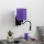 Brilagi - LED Pielāgojama sienas lampa NUBILA 1xE27/25W/230V + LED/3W melna/violeta