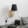 Brilagi - LED Pielāgojama sienas lampa NUBILA WOOD 1xE27/25W/230V + LED/3W ozols/melna