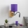 Brilagi - LED Pielāgojama sienas lampa NUBILA WOOD 1xE27/25W/230V + LED/3W ozols/violeta