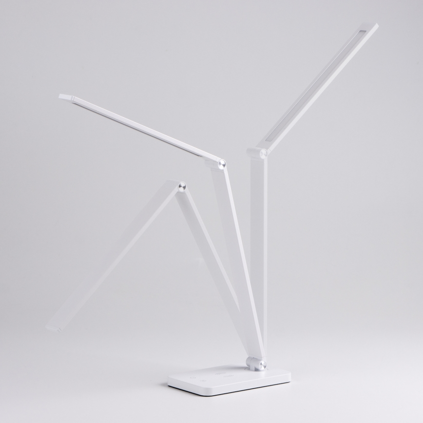 BRILAGI - LED aptumšojama skārienjūtīga galda lampa ar bezvadu QI uzlādi MODO CHARGE LED/7W/5V 3000/4000/6000K balta