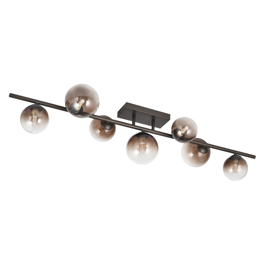 Brilagi - LED piestiprināma griestu lampa MILLA 7xG9/3W/230V brūna/dūmakaini brūna