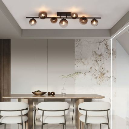 Brilagi - LED piestiprināma griestu lampa MILLA 7xG9/3W/230V brūna/dūmakaini brūna