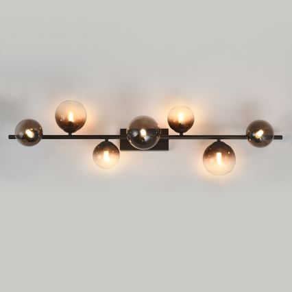 Brilagi - LED piestiprināma griestu lampa MILLA 7xG9/3W/230V brūna/dūmakaini brūna