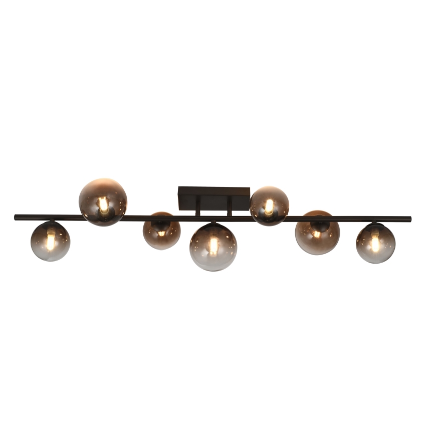 Brilagi - LED piestiprināma griestu lampa MILLA 7xG9/3W/230V brūna/dūmakaini brūna