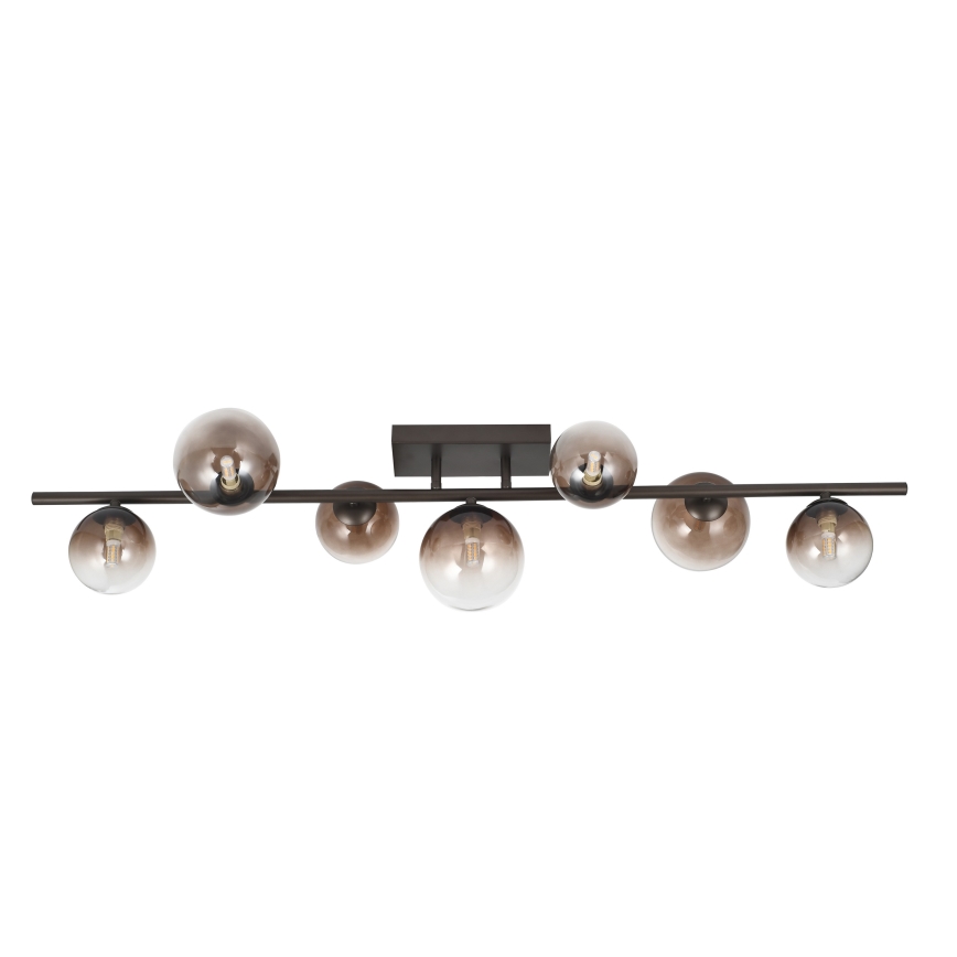 Brilagi - LED piestiprināma griestu lampa MILLA 7xG9/3W/230V brūna/dūmakaini brūna