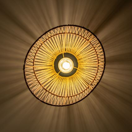 Brilagi - LED piestiprināmā lustra CERIA BOHO 1xE27/40W/230V Ø 30 cm brūna