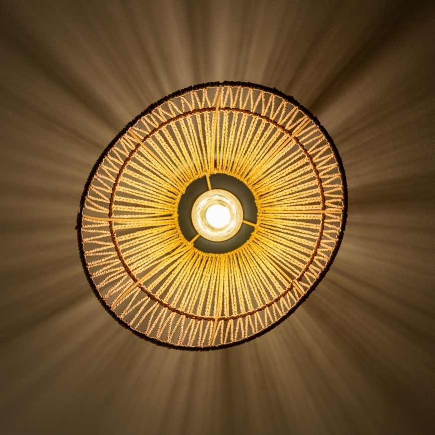 Brilagi - LED piestiprināmā lustra CERIA BOHO 1xE27/40W/230V Ø 30 cm brūna