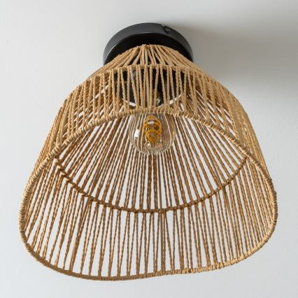 Brilagi - LED piestiprināmā lustra CERIA BOHO 1xE27/40W/230V Ø 30 cm brūna