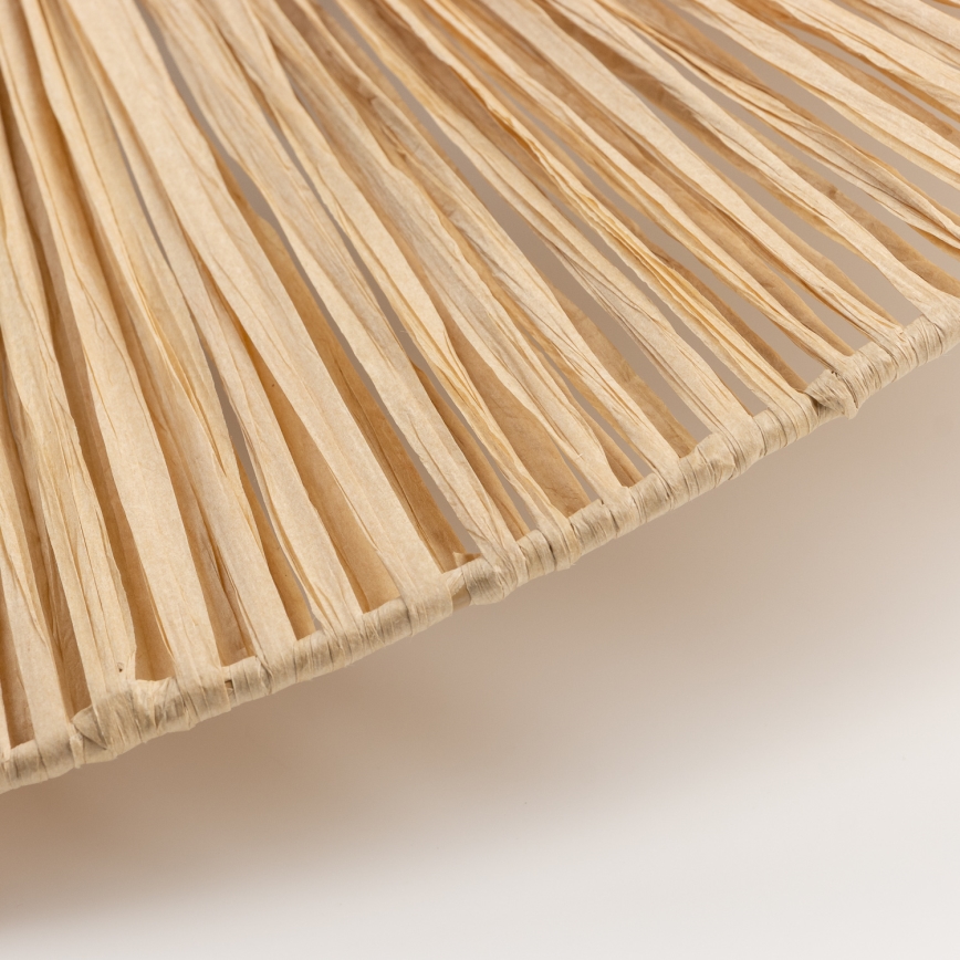 Brilagi - LED piestiprināmais griestu lustrs CERIA BOHO 1xE27/40W/230V Ø 60 cm rafija/ozols