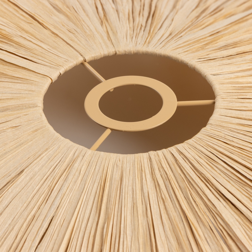 Brilagi - LED piestiprināmais griestu lustrs CERIA BOHO 1xE27/40W/230V Ø 60 cm rafija/ozols