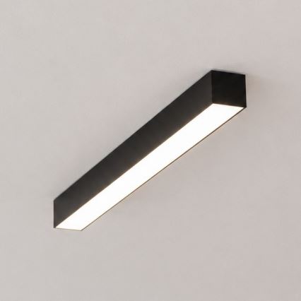 Brilagi - FULLDAY LED griestu virsmas gaismeklis 10/15/20W/230V 2700/4000/6000K 60 cm melns