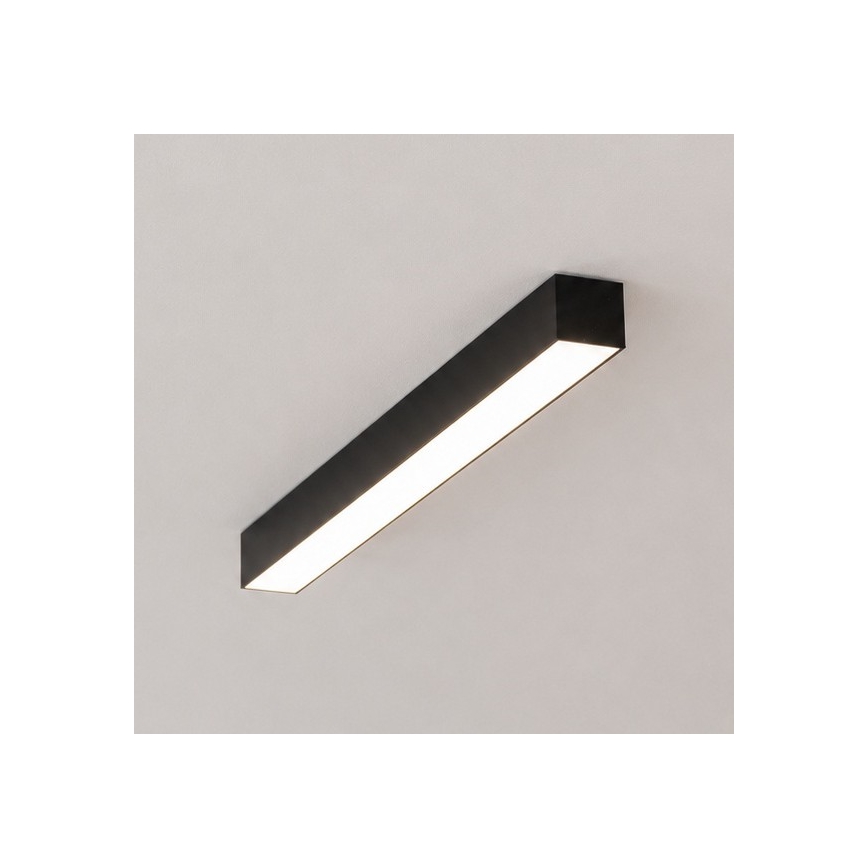 Brilagi - FULLDAY LED griestu virsmas gaismeklis 10/15/20W/230V 2700/4000/6000K 60 cm melns