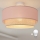 Brilagi - LED piestiprināms griestu lustrs BOHO BOBO 1xE27/60W/230V Ø 40 cm rozā/krēmkrāsa