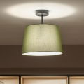Brilagi - LED piestiprināms griestu lustrs CERIA 1xE27/60W/230V Ø 30 cm melna/zaļa