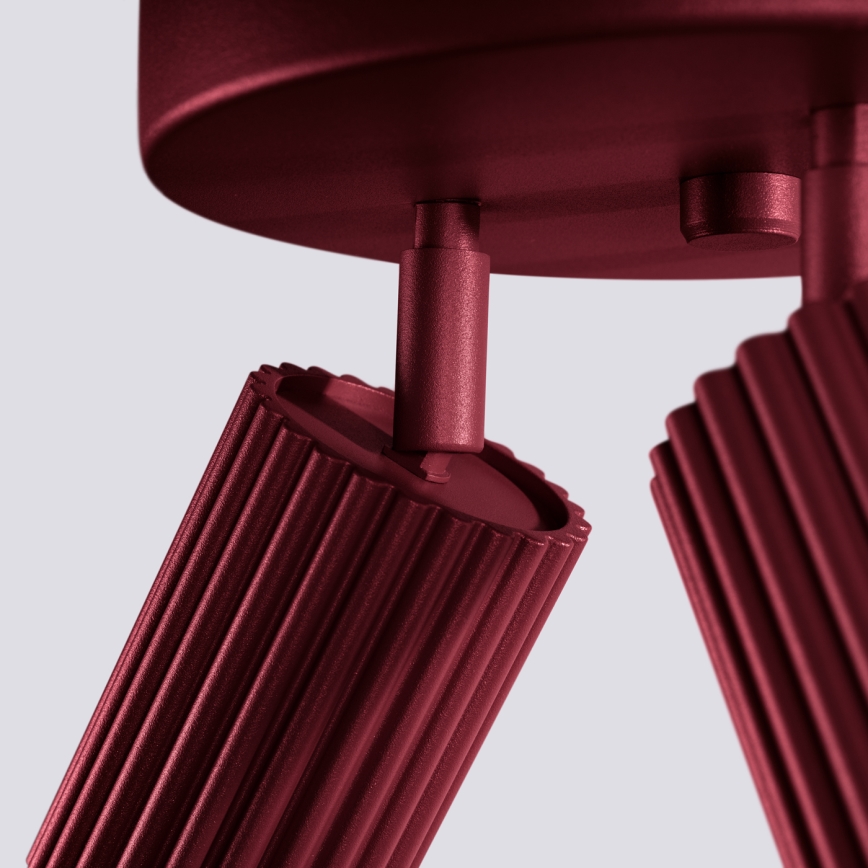 Brilagi - LED prožektors CRESTO 3xGU10/10W/230V burgundijas krāsā