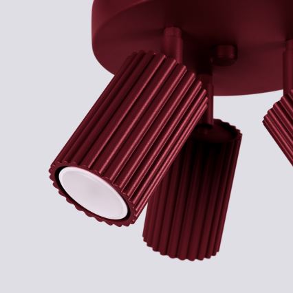 Brilagi - LED prožektors CRESTO 3xGU10/10W/230V burgundijas krāsā