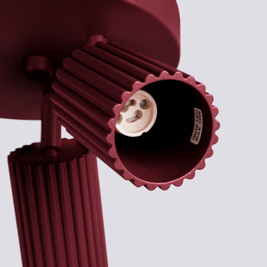 Brilagi - LED prožektors CRESTO 3xGU10/10W/230V burgundijas krāsā