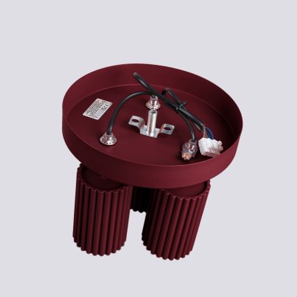 Brilagi - LED prožektors CRESTO 3xGU10/10W/230V burgundijas krāsā