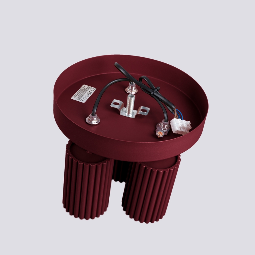 Brilagi - LED prožektors CRESTO 3xGU10/10W/230V burgundijas krāsā