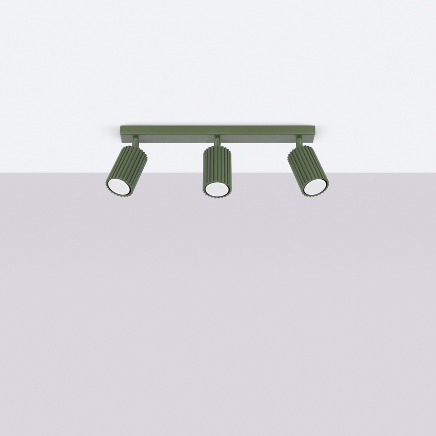 Brilagi - LED prožektors CRESTO 3xGU10/10W/230V zaļš