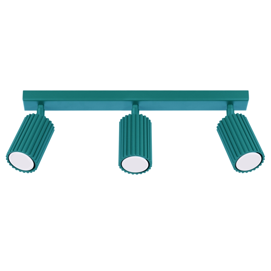 Brilagi - LED punktgaismeklis CRESTO 3xGU10/10W/230V tirkīza