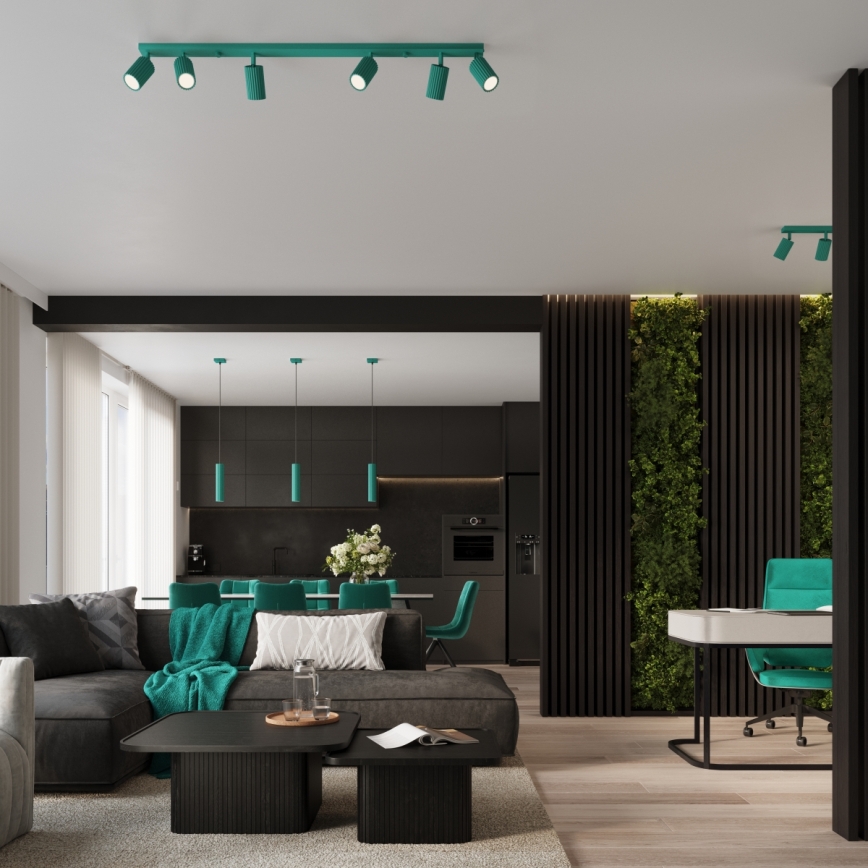 Brilagi - LED punktgaismeklis CRESTO 3xGU10/10W/230V tirkīza