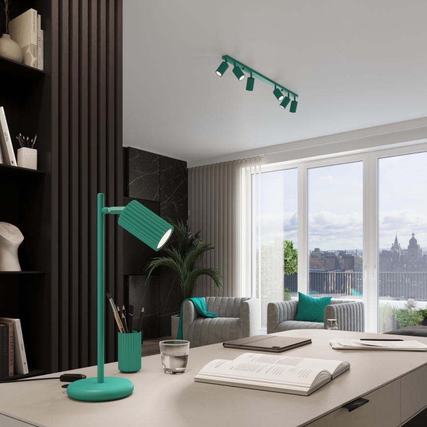 Brilagi - LED punktgaismeklis CRESTO 3xGU10/10W/230V tirkīza