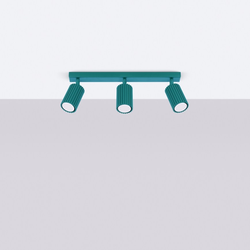 Brilagi - LED punktgaismeklis CRESTO 3xGU10/10W/230V tirkīza