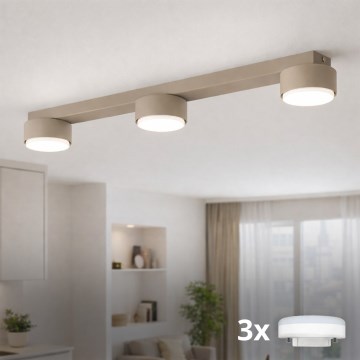 Brilagi - LED punktgaismeklis MONO 3xGX53/12W/230V bēšs