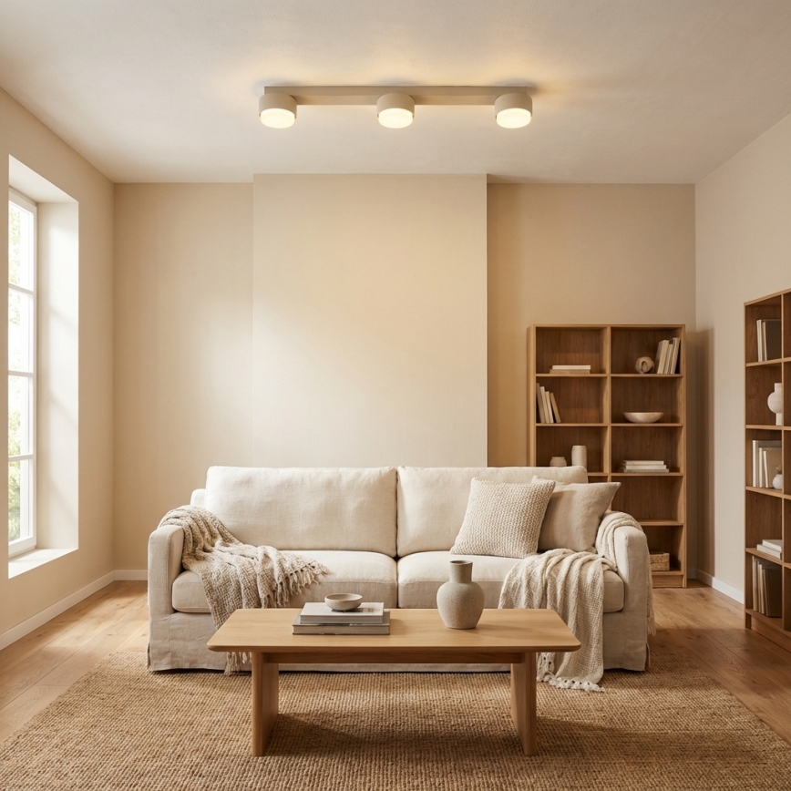 Brilagi - LED punktgaismeklis MONO 3xGX53/12W/230V bēšs