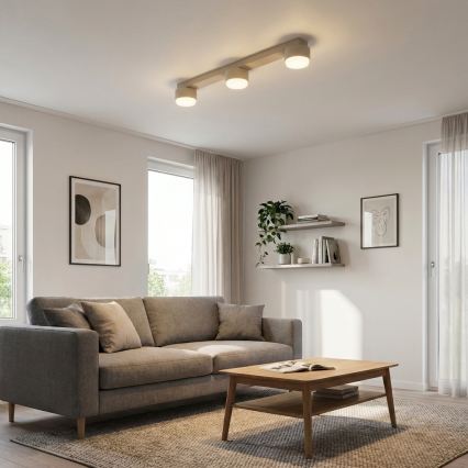 Brilagi - LED punktgaismeklis MONO 3xGX53/12W/230V bēšs