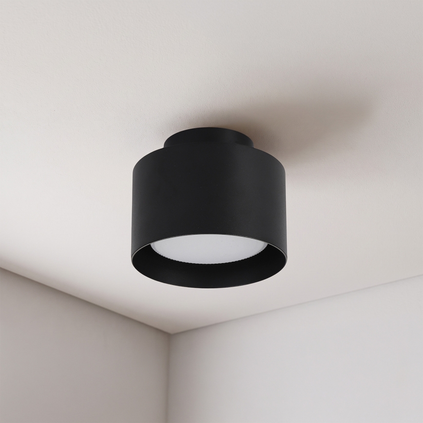 BRILAGI - LED punktveida gaismeklis BACKLIT 1xGX53/15W/230V + LED/3W Ø 10 cm melns