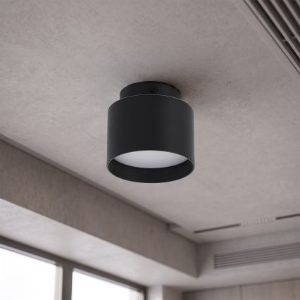 BRILAGI - LED punktveida gaismeklis BACKLIT 1xGX53/15W/230V + LED/3W Ø 8 cm melns