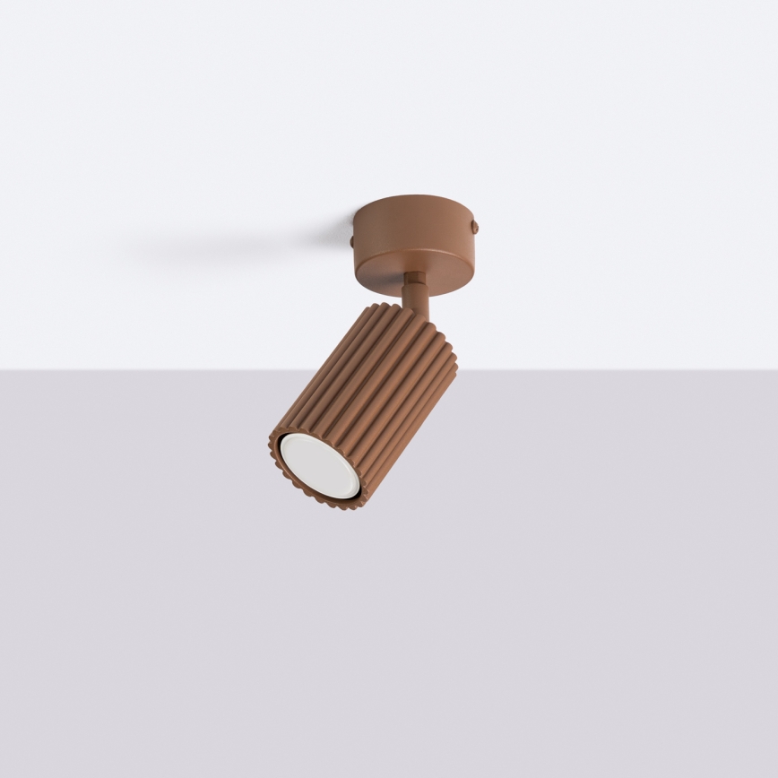 Brilagi - LED punktveida gaismeklis CRESTO 1xGU10/10W/230V brūns