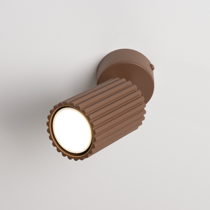 Brilagi - LED punktveida gaismeklis CRESTO 1xGU10/10W/230V brūns