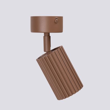 Brilagi - LED punktveida gaismeklis CRESTO 1xGU10/10W/230V brūns