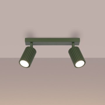 Brilagi - LED punktveida gaismeklis CRESTO 2xGU10/10W/230V zaļš